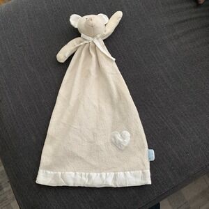 Boyds White Teddy Bear Baby Security Blanket Lovey